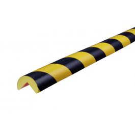 Knuffi beskyttelsesprofil for hjørner, type A — gul/sort — 5 m