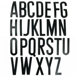 Magnetisk bokstavsett (engelsk alfabet)