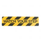 "Watch your step" anti slip grip tape
