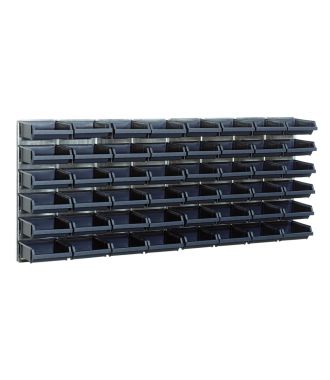 Raaco louvered paneler med bokssett som kan henges opp og stables