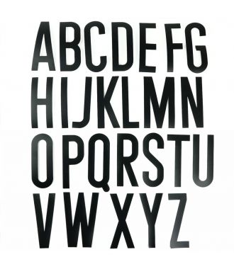 Selvklebende bokstavsett (engelsk alfabet)